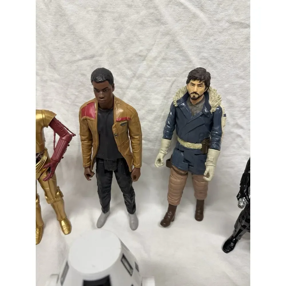 Lot Of 6 Hasbro Star Wars Darht Vender Capitan Rogue Hasbro Figures 2015 / 11”